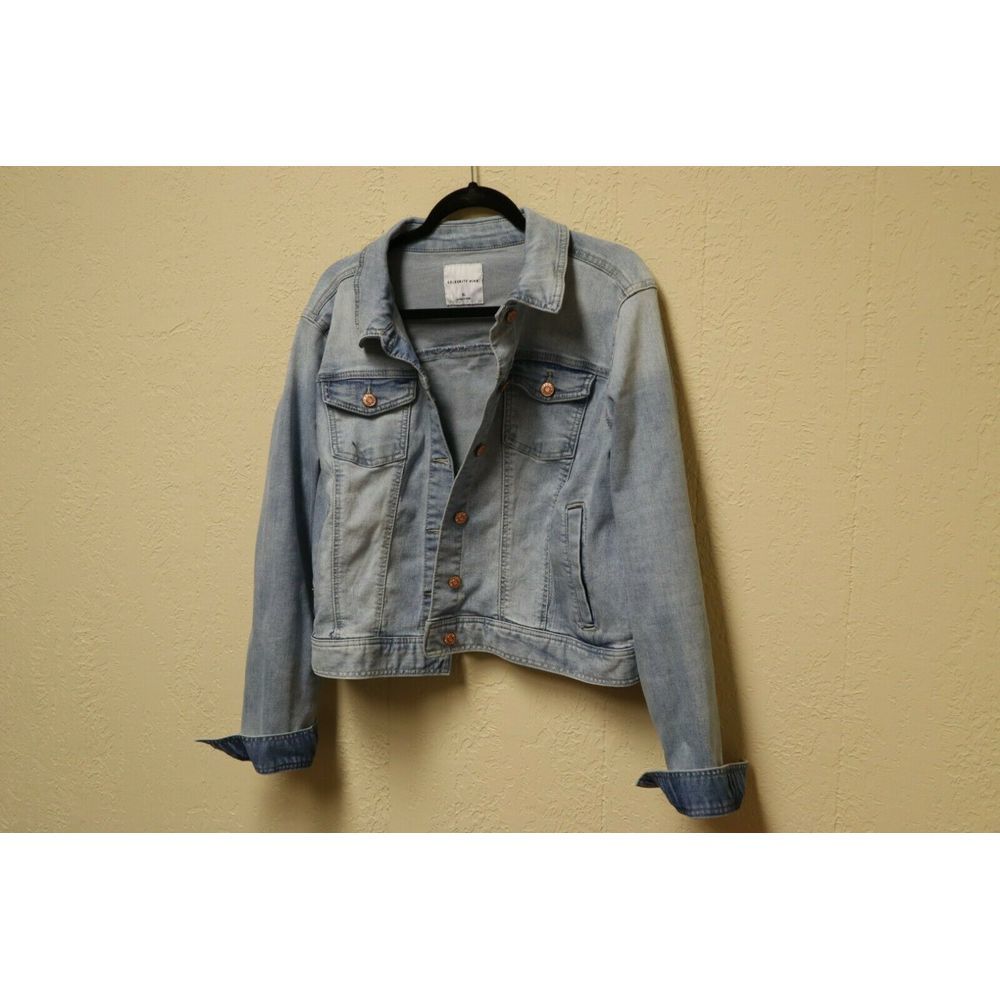 Celebrity Pink Womens Jean Jacket XL Light Wash